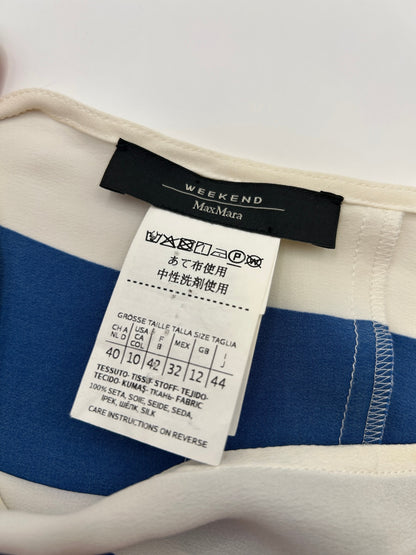 Max Mara Dress IT42 Cream/White, Blue, Pink, Green, Yellow