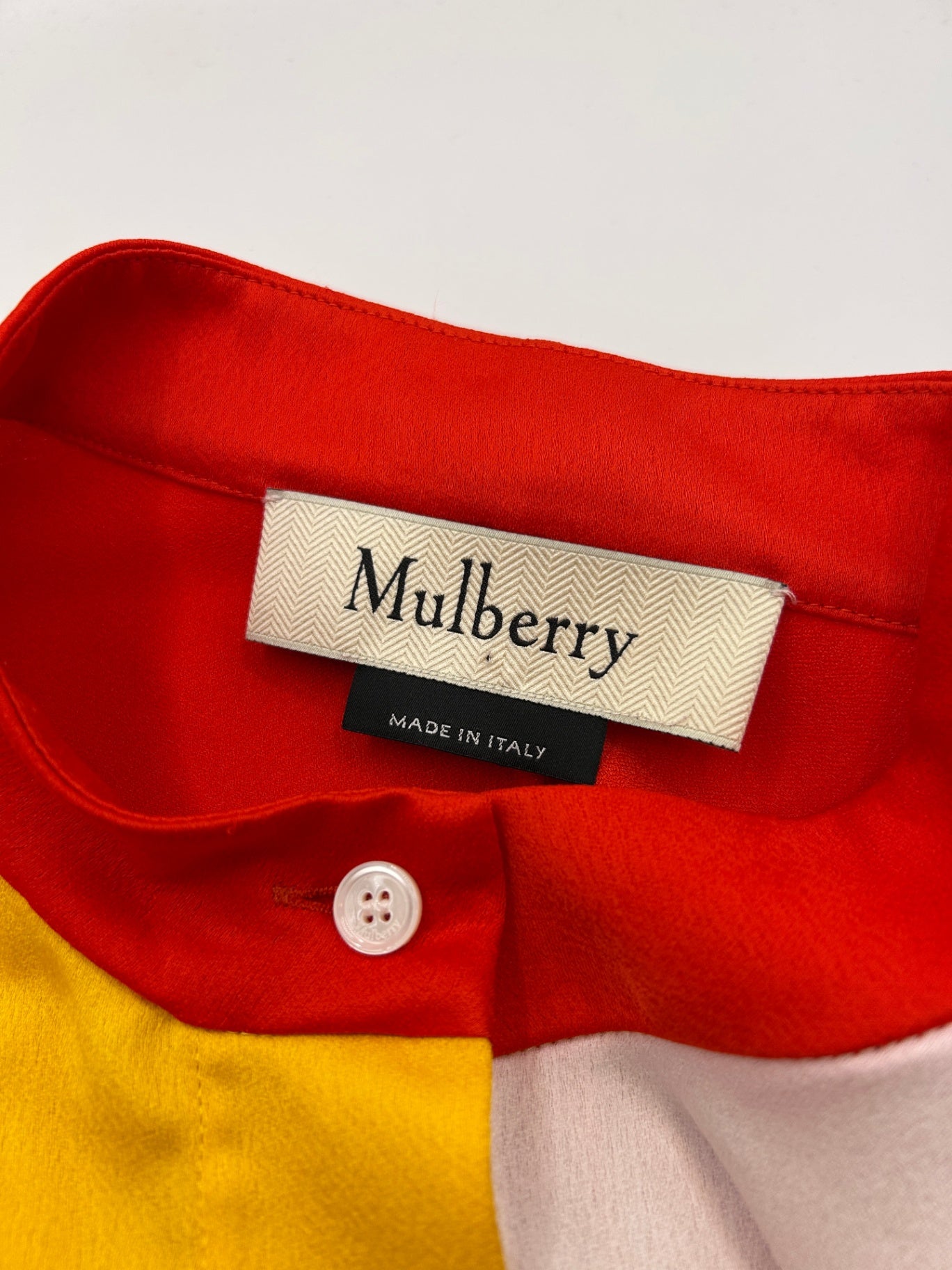 Mulberry Dress M Red, Yellow, White