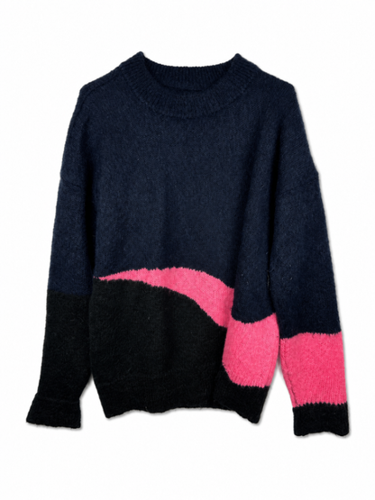 Zadig & Voltaire Sweater M Navy blue, Pink, Black