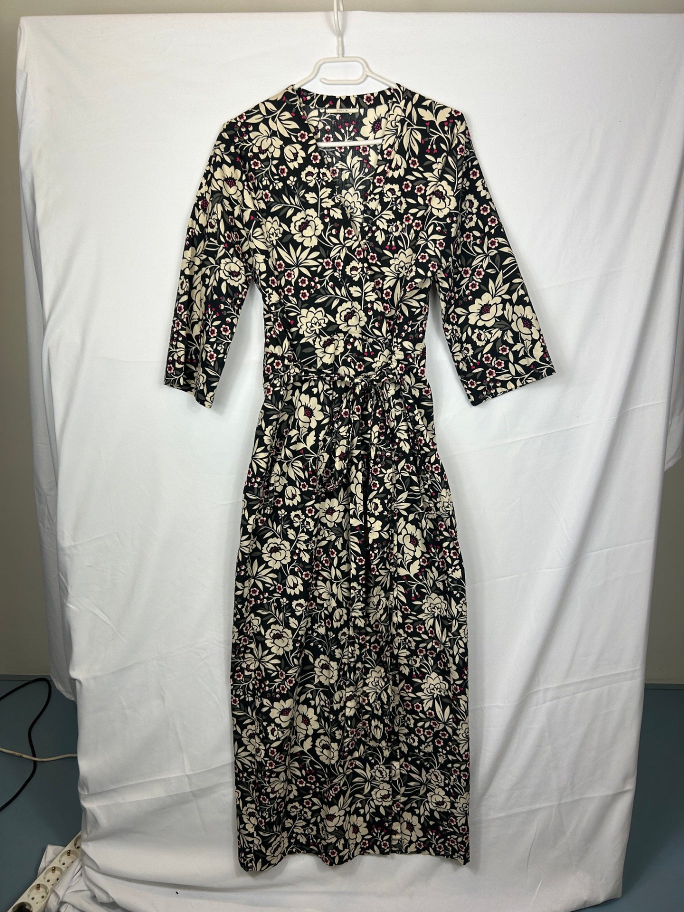 Vanilia Dress Black, beige, pink, white
