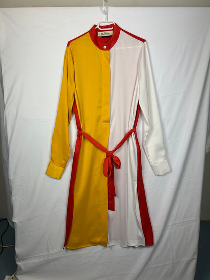 Mulberry Dress M Red, Yellow, White