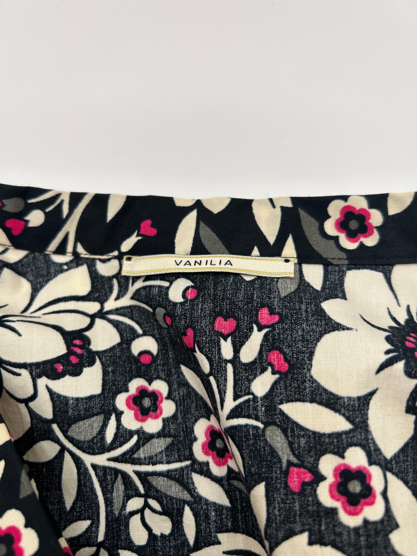 Vanilia Dress Black, beige, pink, white
