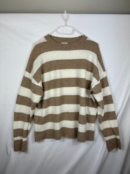 Sweater Beige and White
