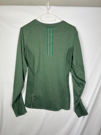 adidas Long Sleeve T-Shirt M Green