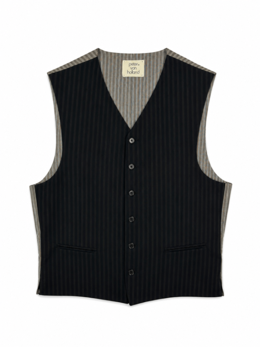peter van holland Vest 52 Black and gray