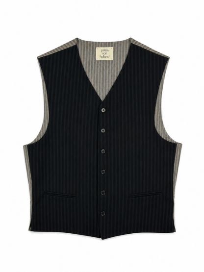 peter van holland Vest 52 Black and gray