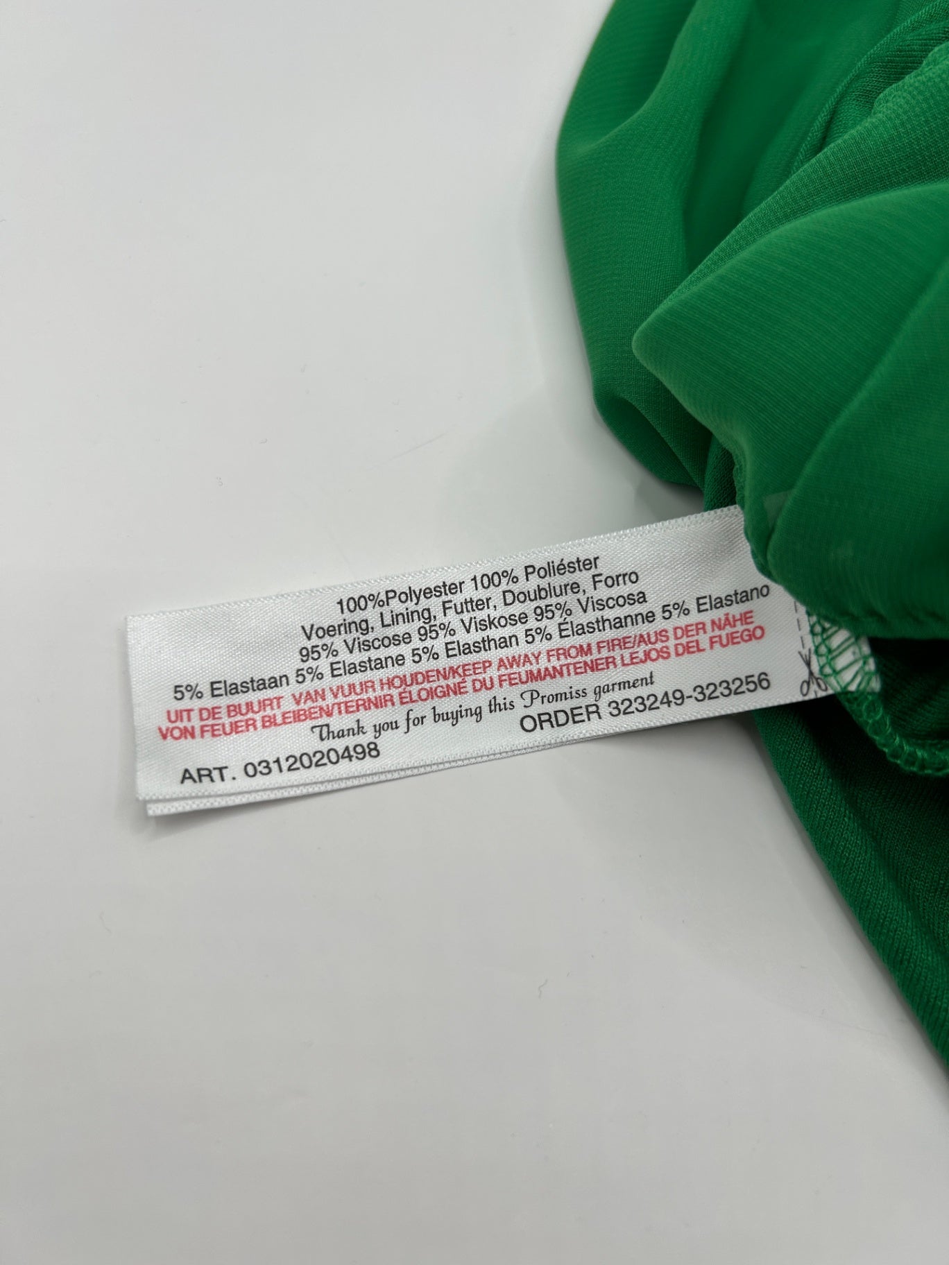 Promiss Sleeveless Top Green S