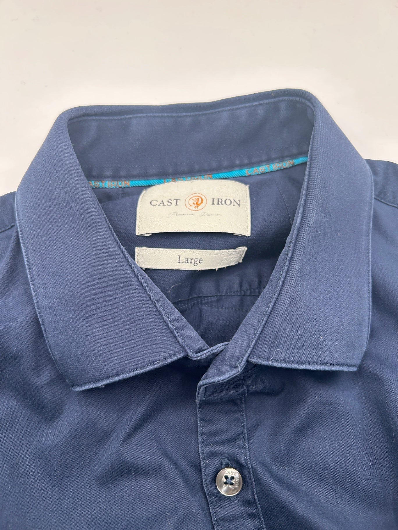 Cast Iron Shirt Large Blue