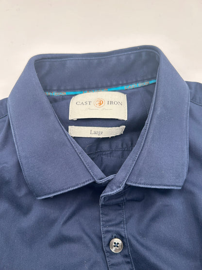 Cast Iron Shirt Large Blue