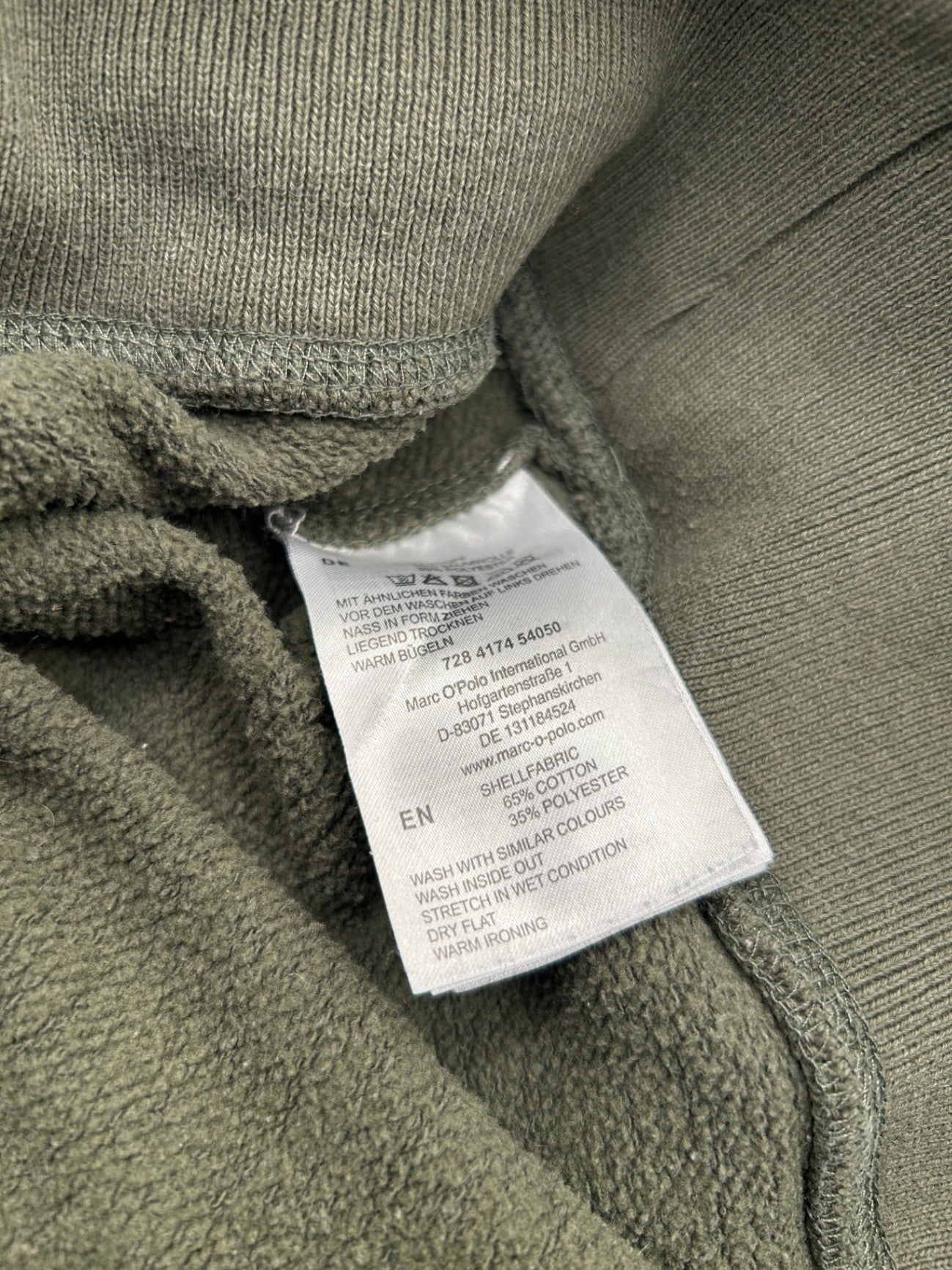 Marc O'Polo Sweatshirt L Olive green