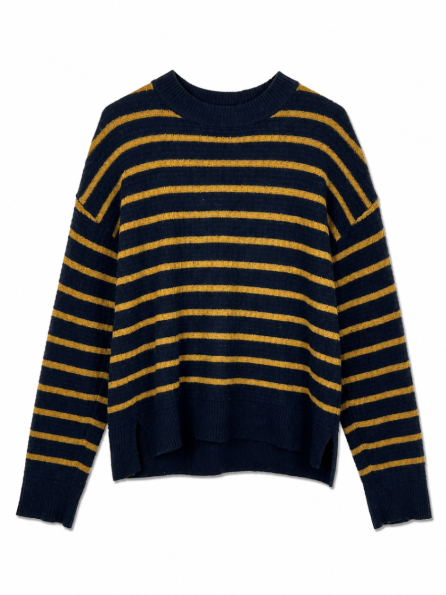 Uniqlo x Comptoir des Cotonniers Sweater M Navy blue and yellow