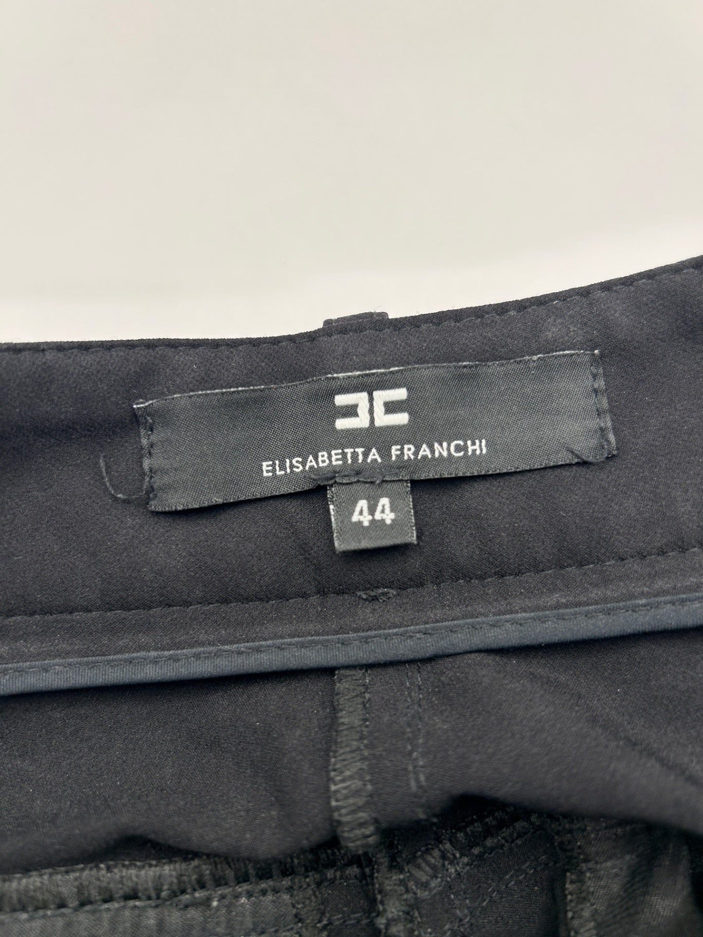 Elisabetta Franchi 44 Pants Black