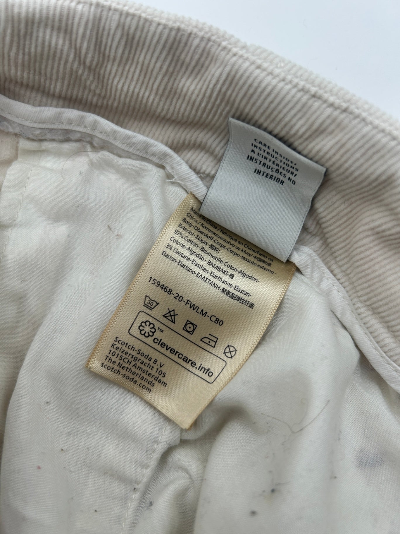 Scotch & Soda Pants Beige 30/32
