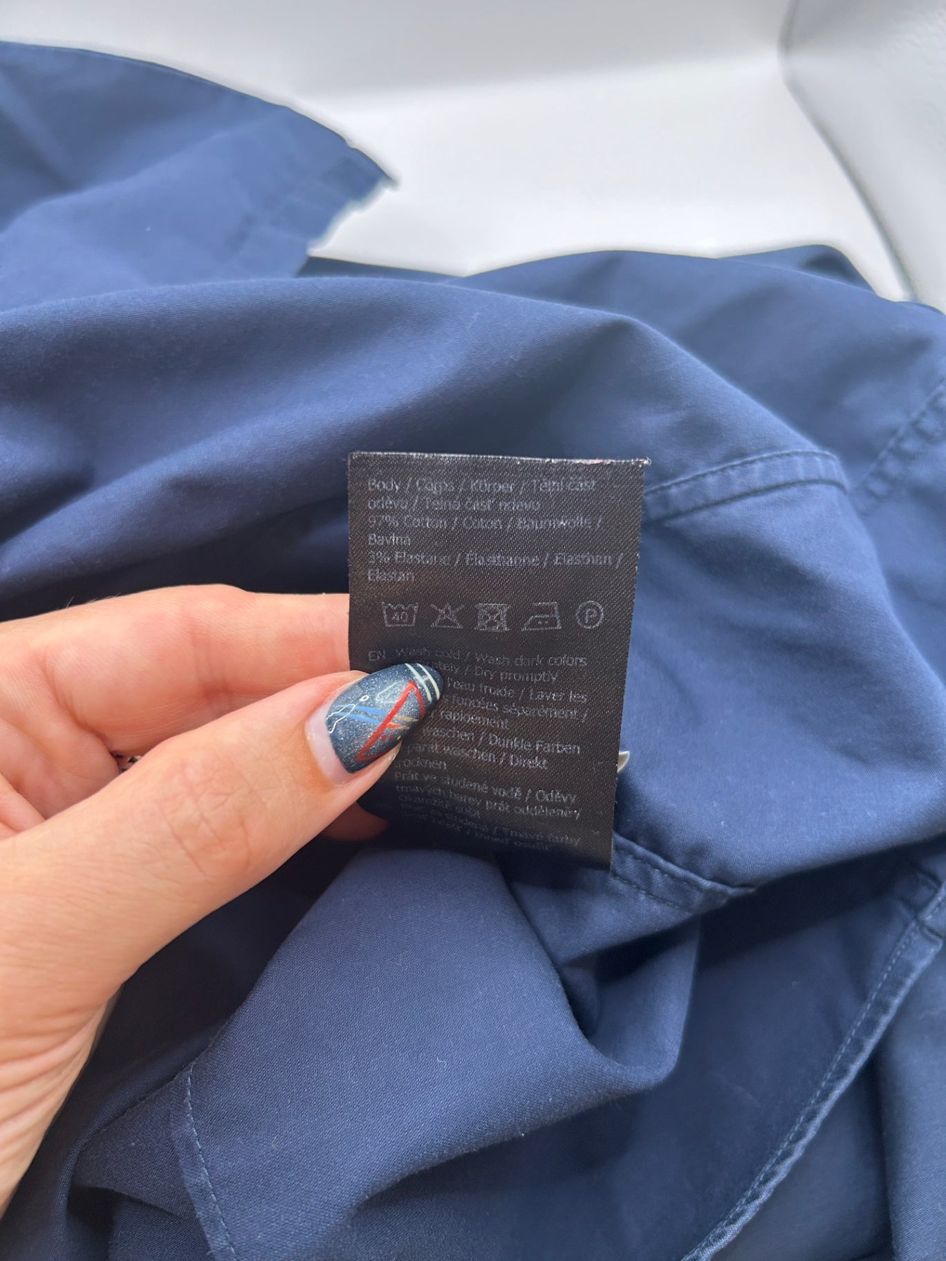 Cast Iron Shirt Large Blue