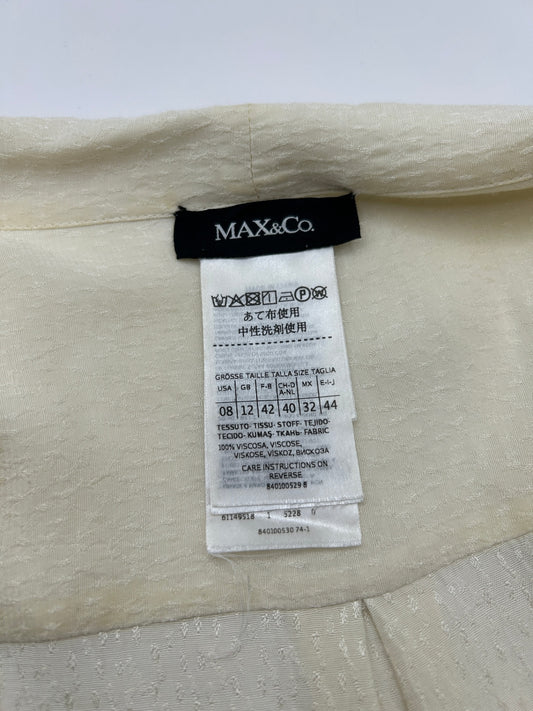 Max&Co Blouse 44 Cream/Off-white