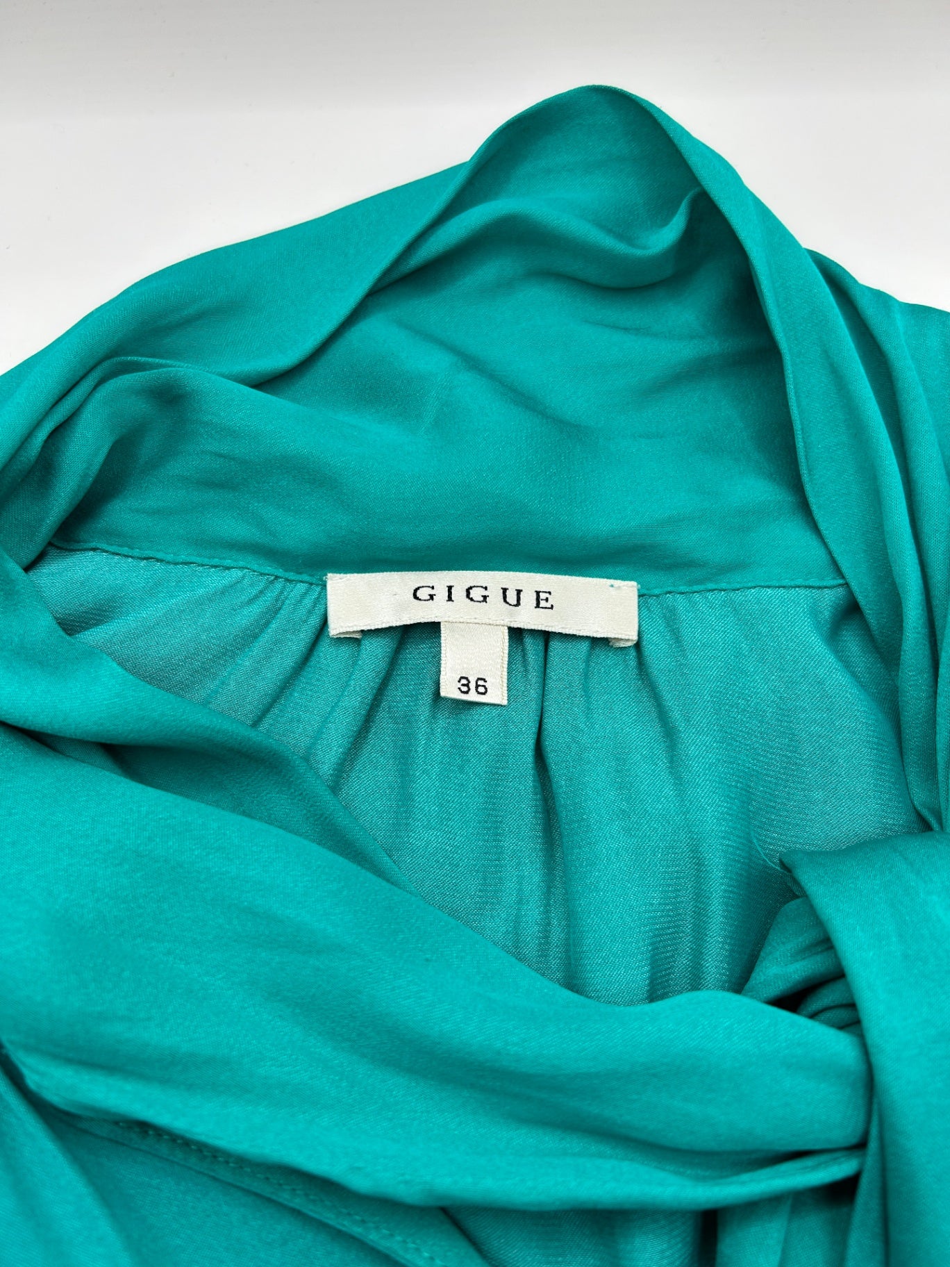 GIGUE Blouse M Teal