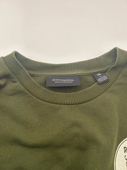 Scotch & Soda Sweatshirt L Olive green