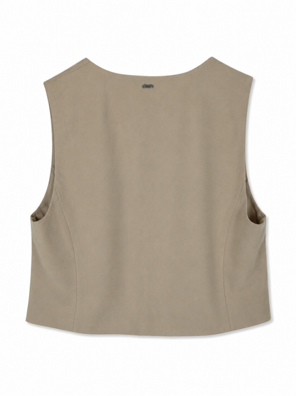 America Today Vest L Beige