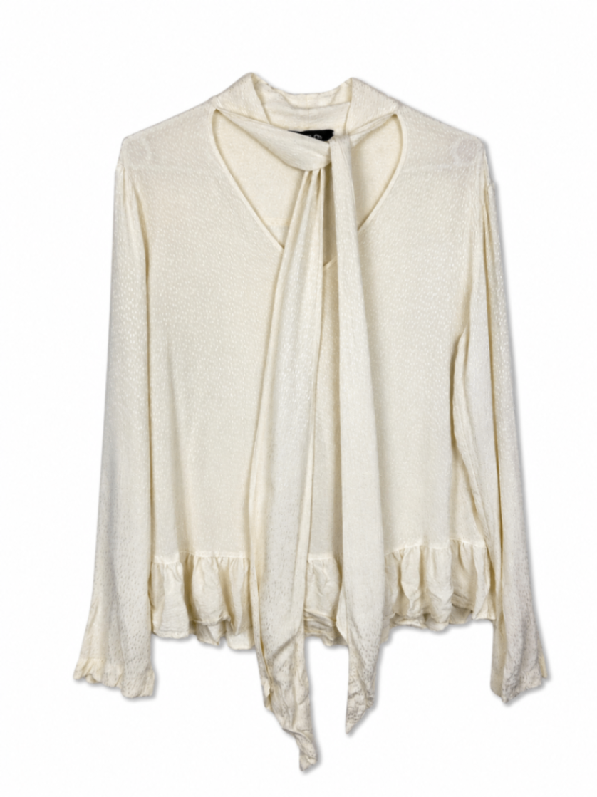 Max&Co Blouse 44 Cream/Off-white