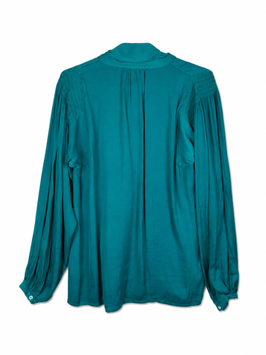 GIGUE Blouse M Teal
