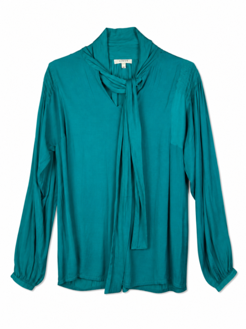 GIGUE Blouse M Teal