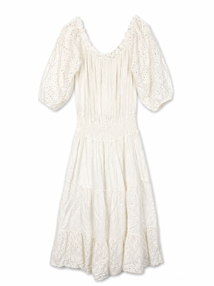 Ambika Dress Cream/Off-white