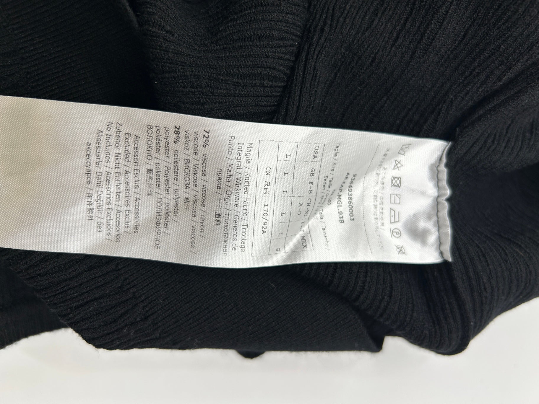 MAX&Co. Black Longsleeve Top L