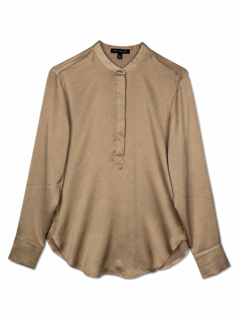 Banana Republic Shirt S Beige