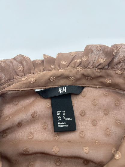 H&M Shirt Brown 42