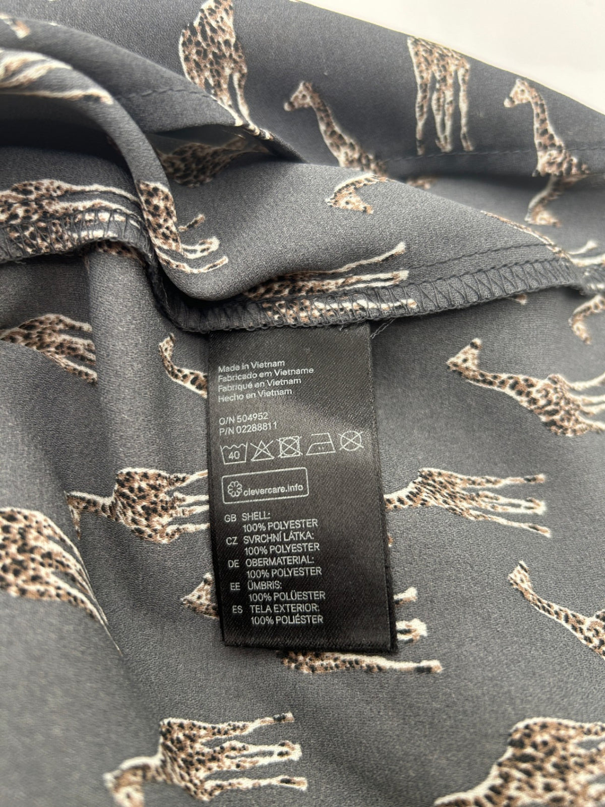 H&M Conscious Top / T-shirt Grey 38