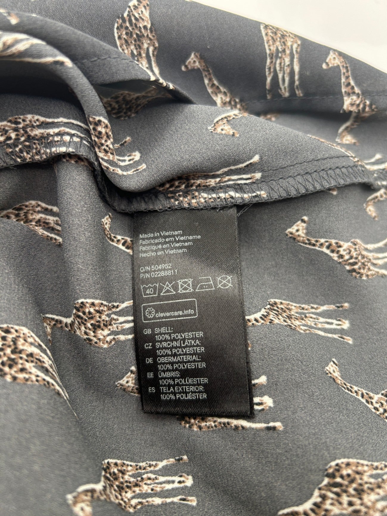 H&M Conscious Top / T-shirt Grey 38