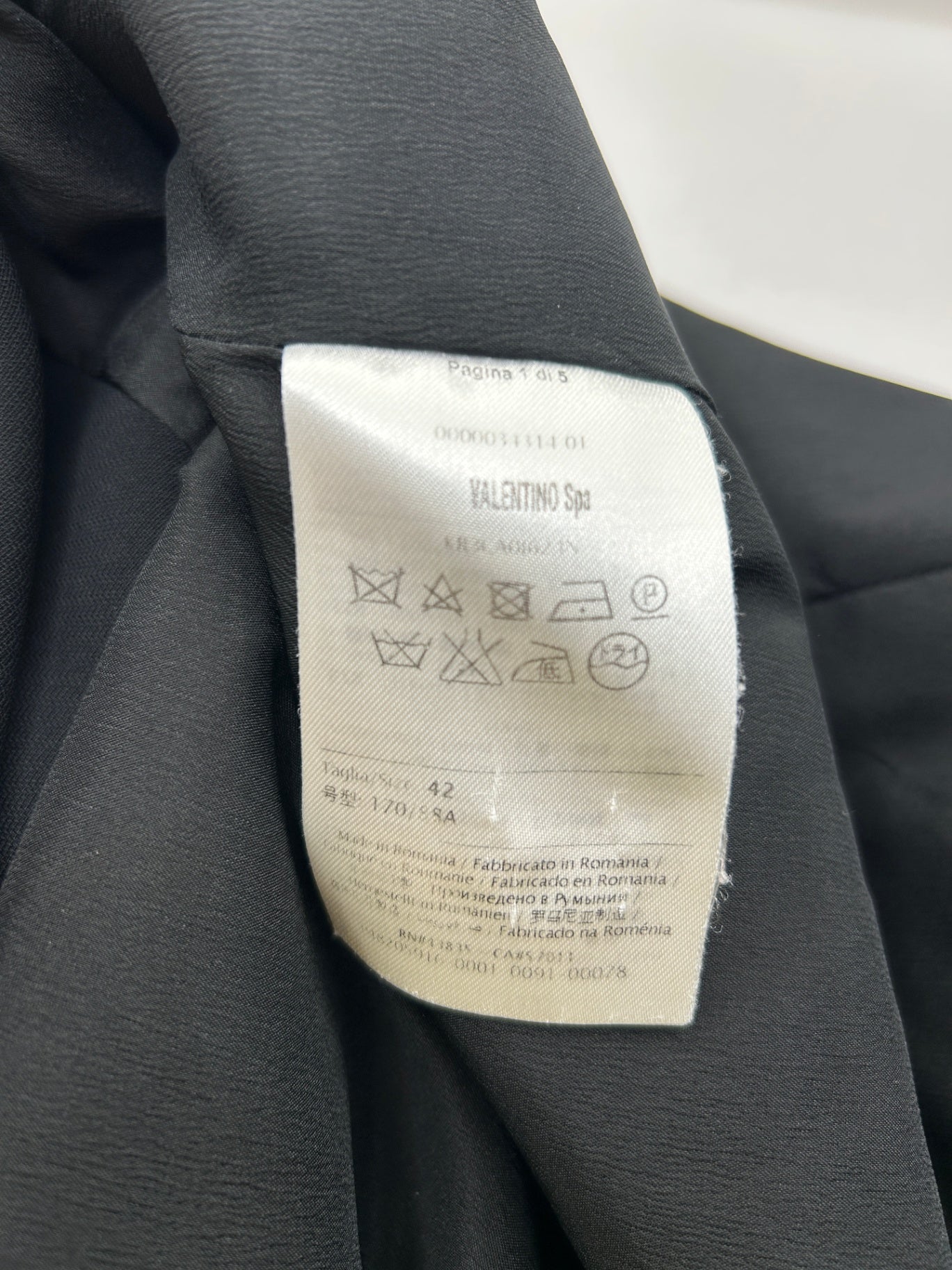 RED Valentino Jacket 42 Black