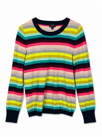 J.Crew Sweater M Multicolor (Pink, Yellow, Aqua, Black, Gray)