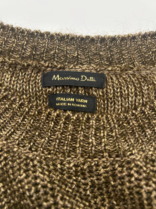 Massimo Dutti Sweater Brown and beige XL