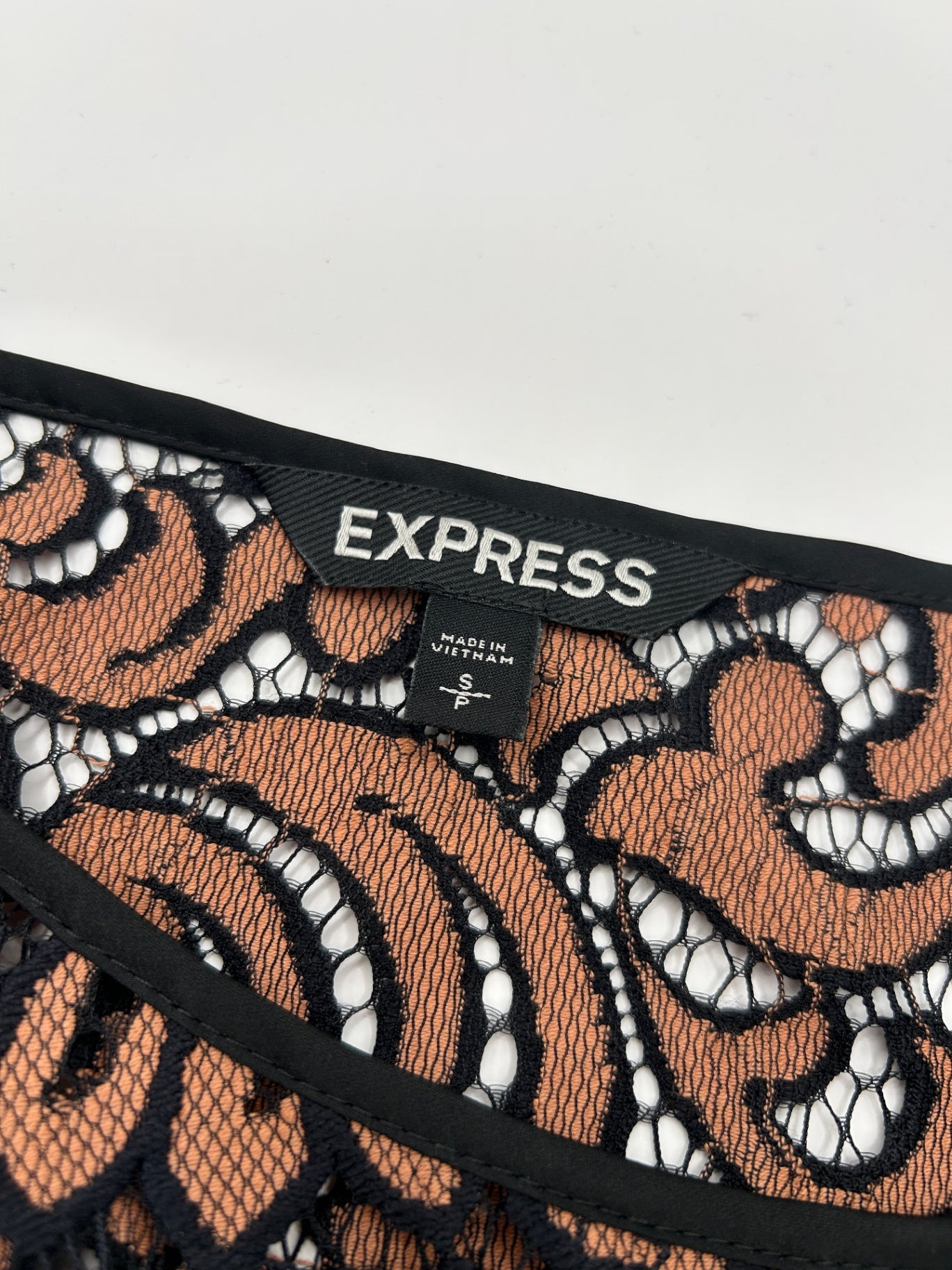 EXPRESS T-Shirt M Black and Beige S
