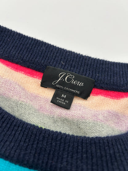 J.Crew Sweater M Multicolor (Pink, Yellow, Aqua, Black, Gray)