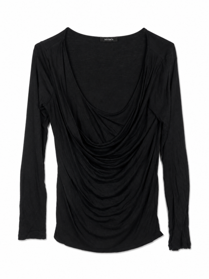 MAX&Co. Black Long Sleeve Top M
