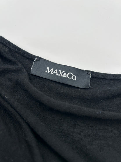 MAX&Co. Black Long Sleeve Top M