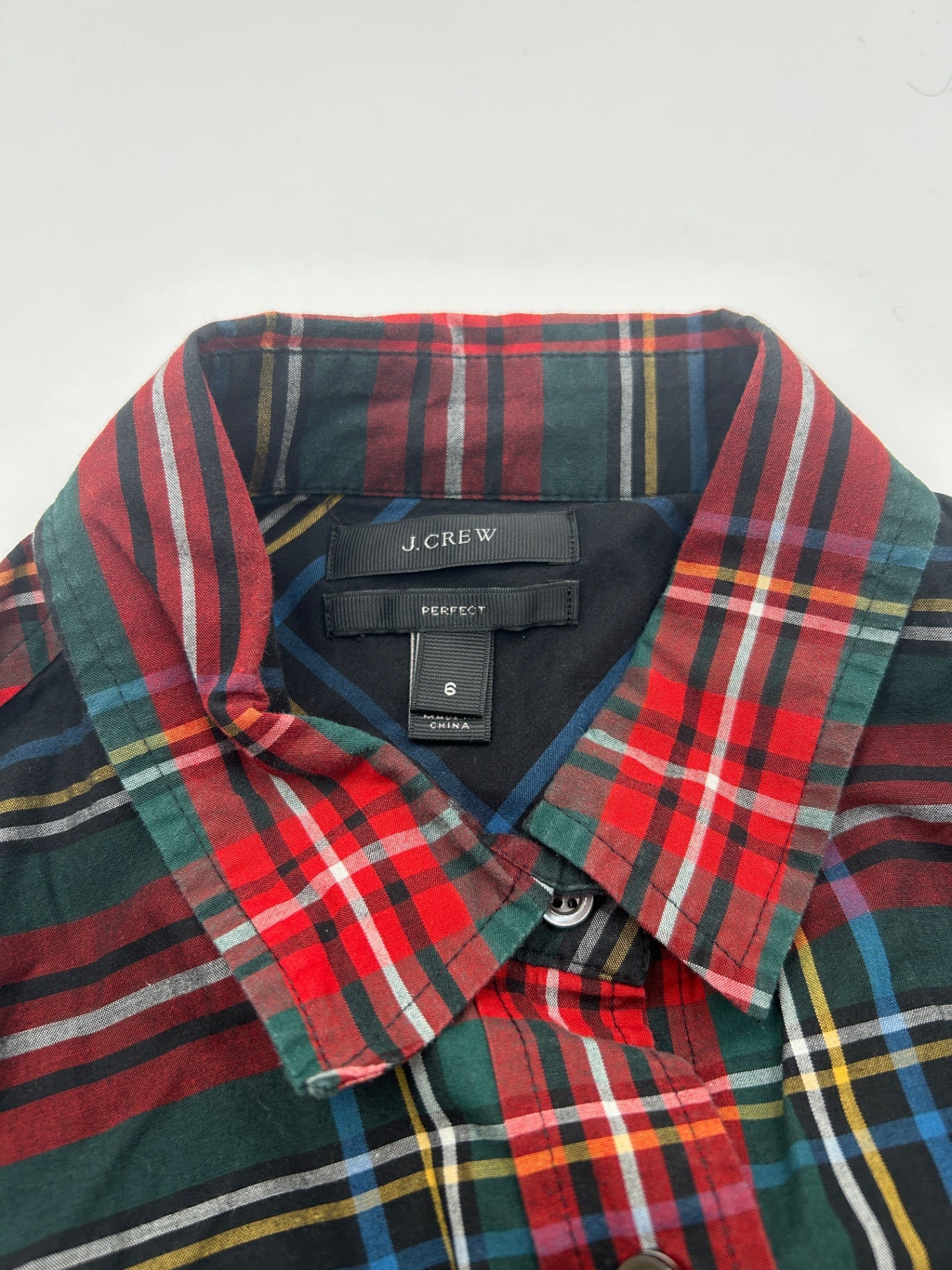 J.Crew Shirt 6 Multicolor (Red, Green, Blue, Yellow)