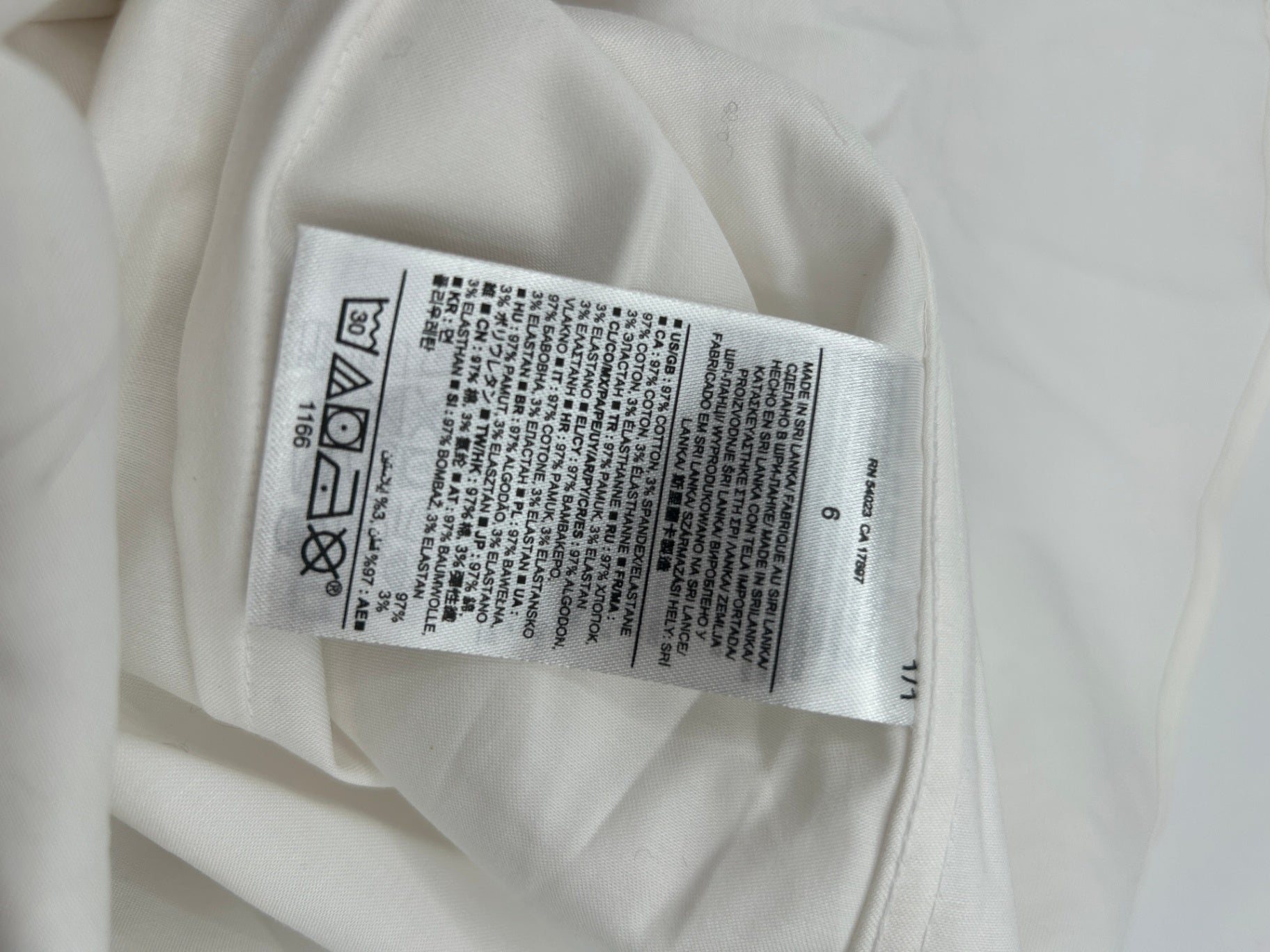 Banana Republic Shirt 6 Cream/Off-white