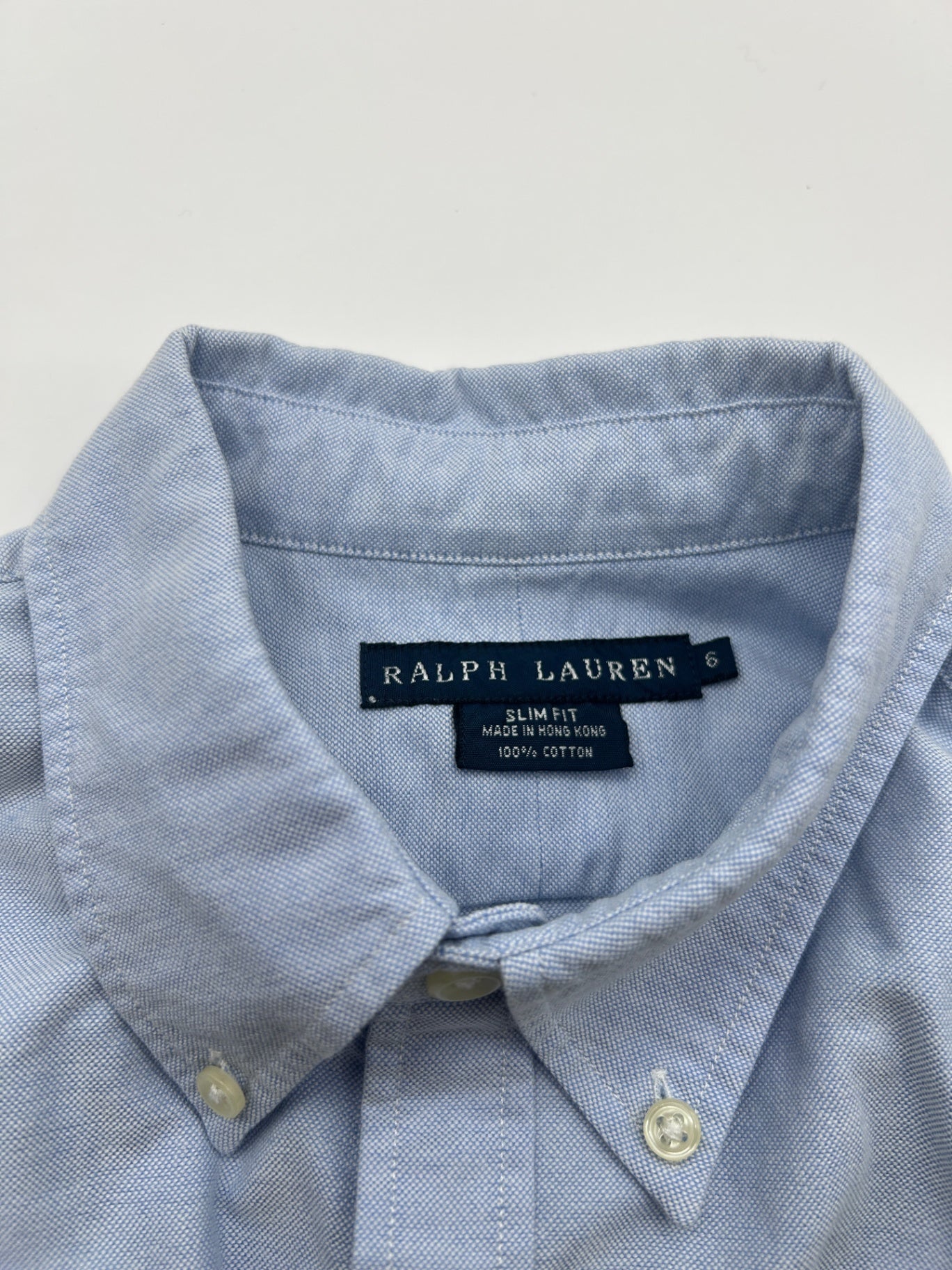 Polo Ralph Lauren Dress Shirt 6 Light Blue