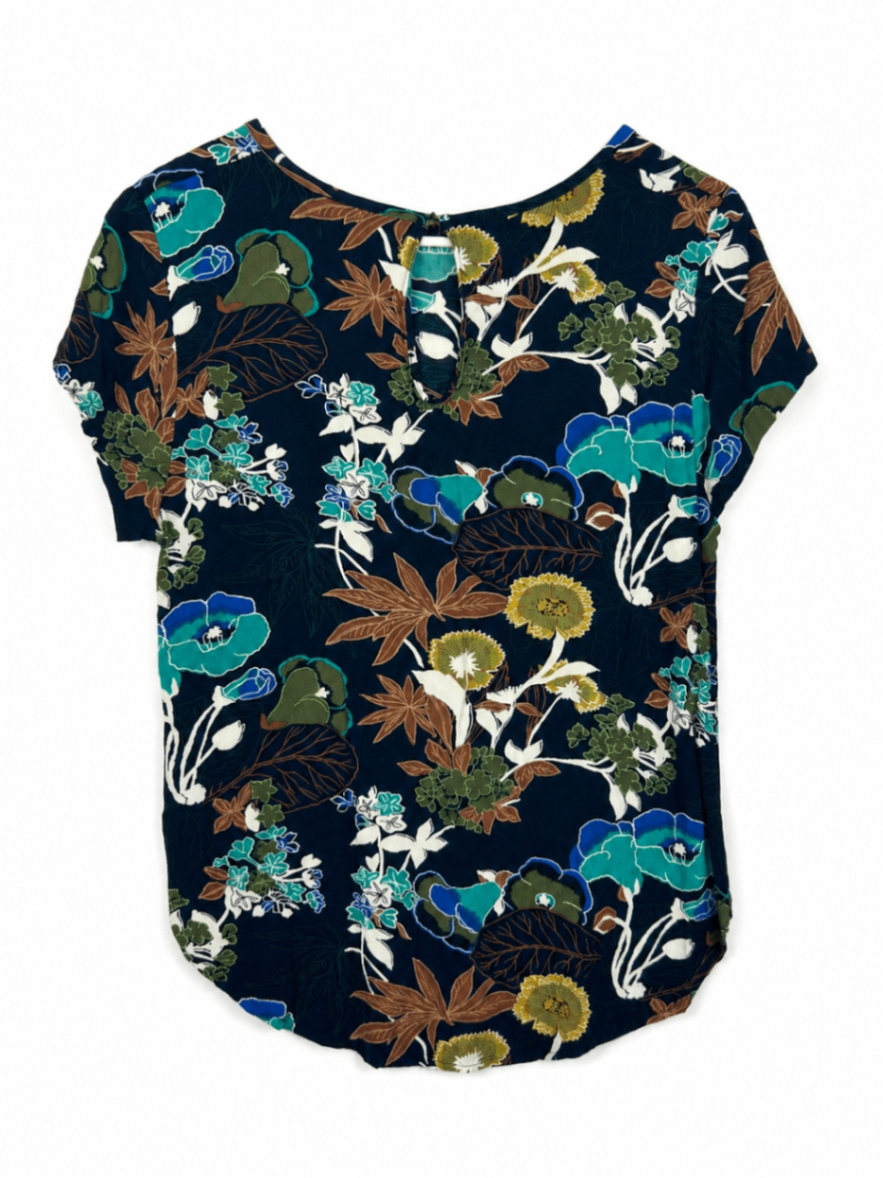 H&M Sleeveless Top Navy blue, multicolor 36