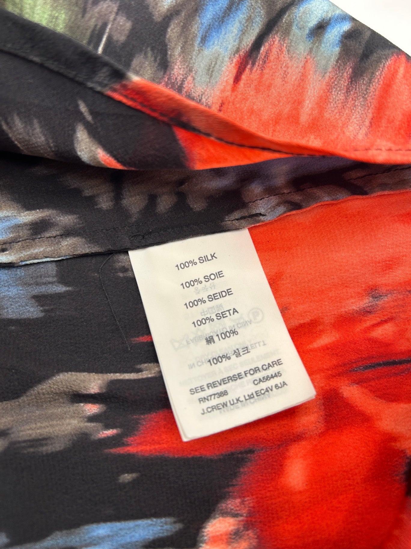 J.Crew Tank Top L Multicolor (Red, Black, Blue, Green, Gray)