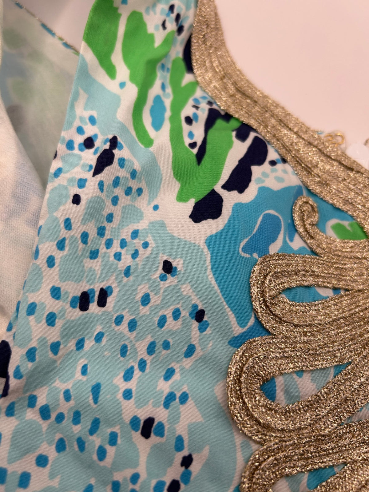 Lilly Pulitzer Dress 4 Blue, Green, White, Black