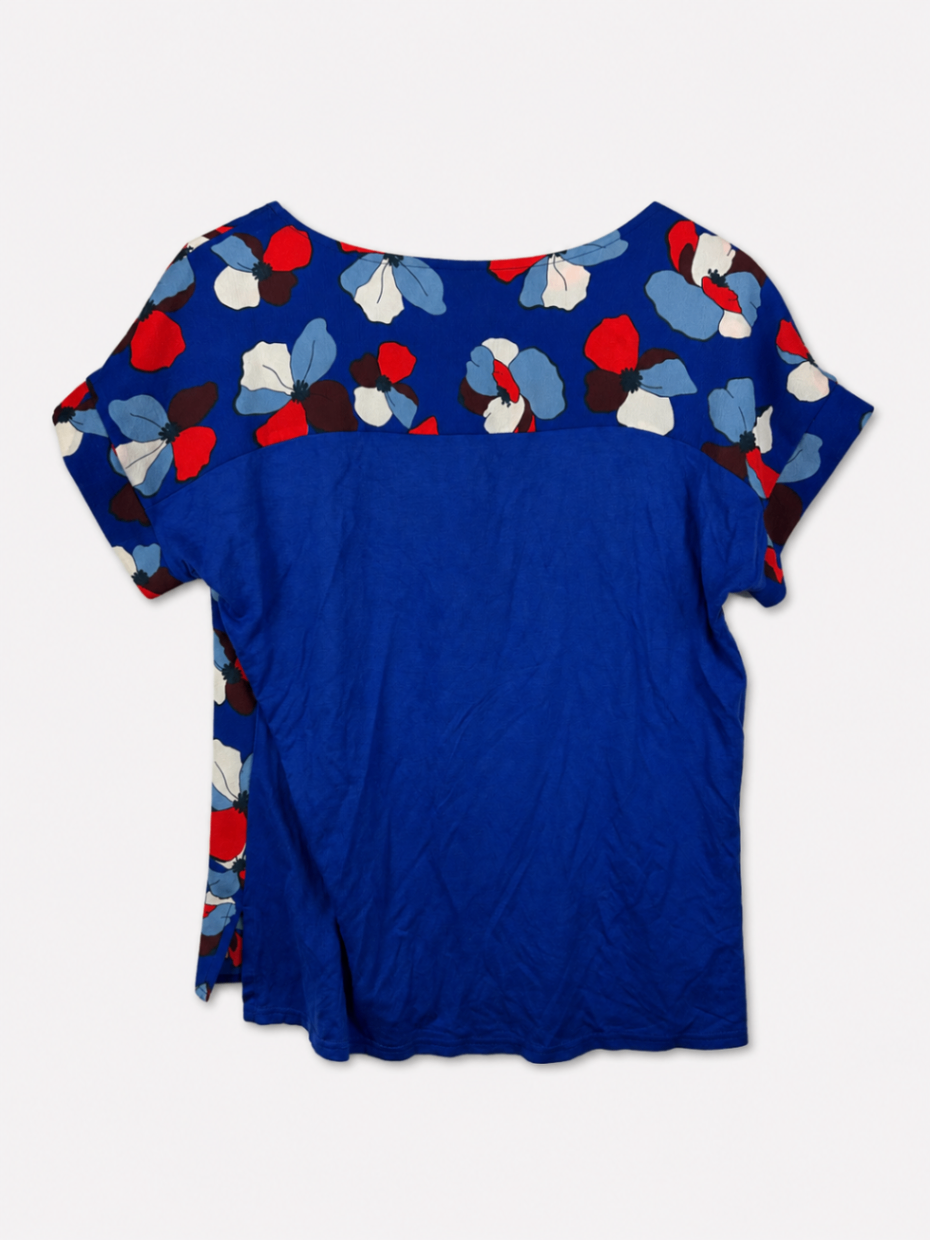 WE Blouse S Blue, Red, White, Dark Gray, Light Blue