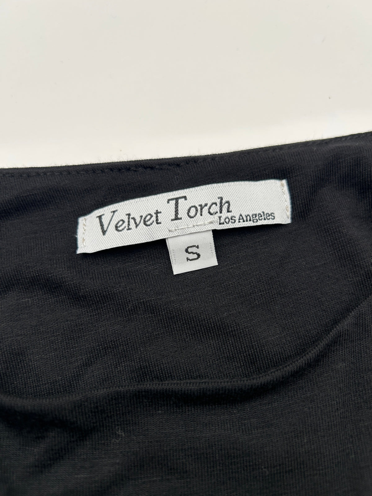 Velvet Torch Dress S Black