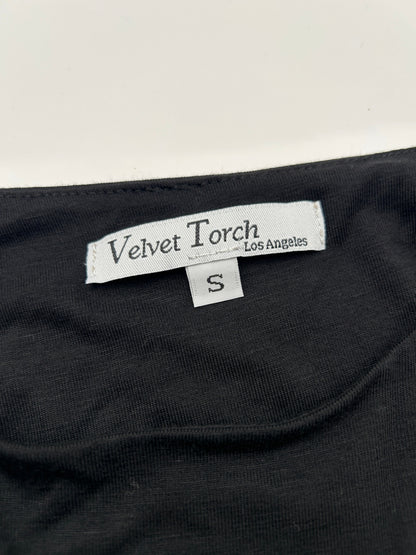 Velvet Torch Dress S Black