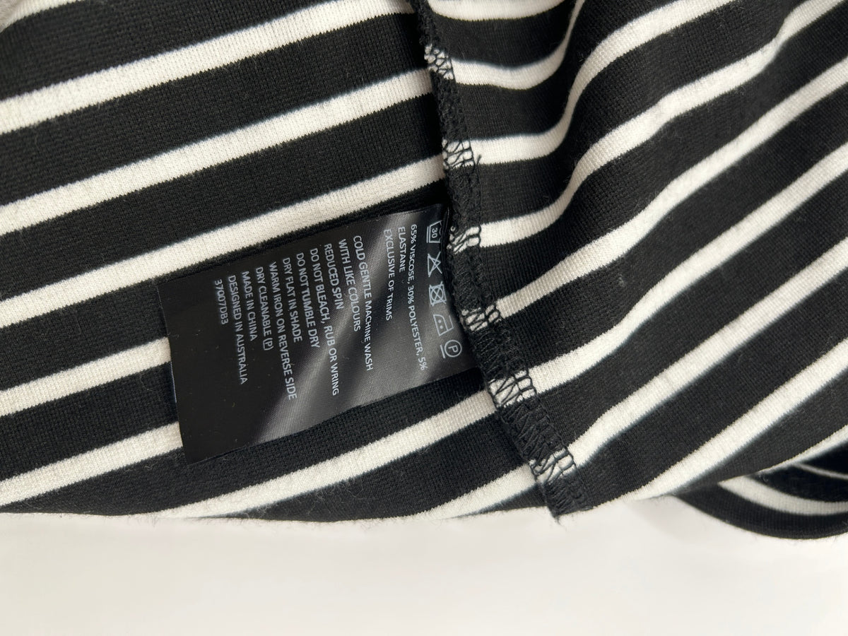 Bardot Dress M Black and white