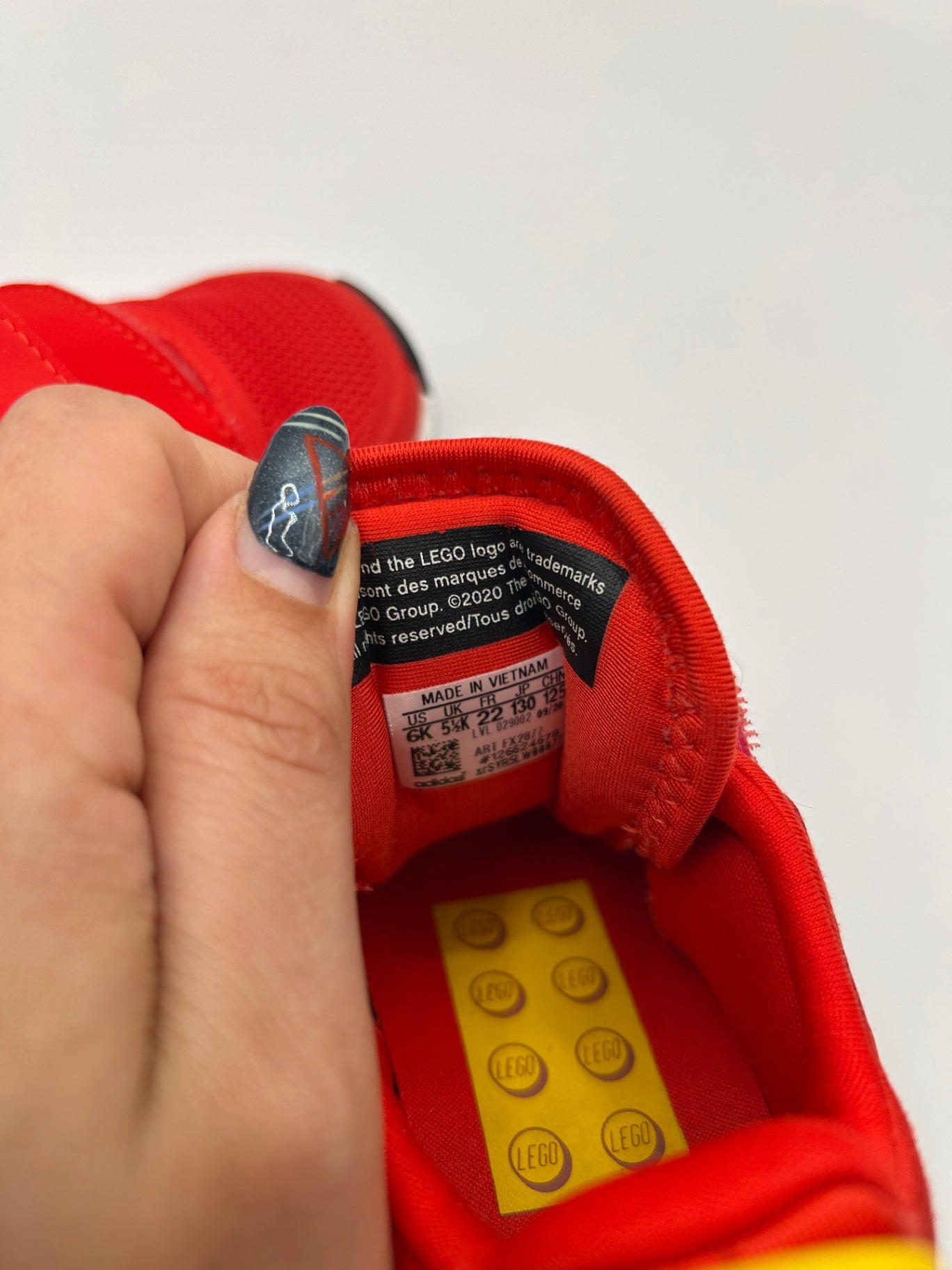 LEGO x Adidas Sneakers 22 Red
