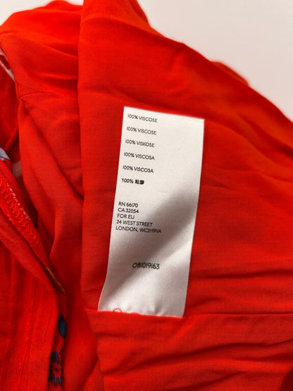 Anthropologie Dress 36 Red